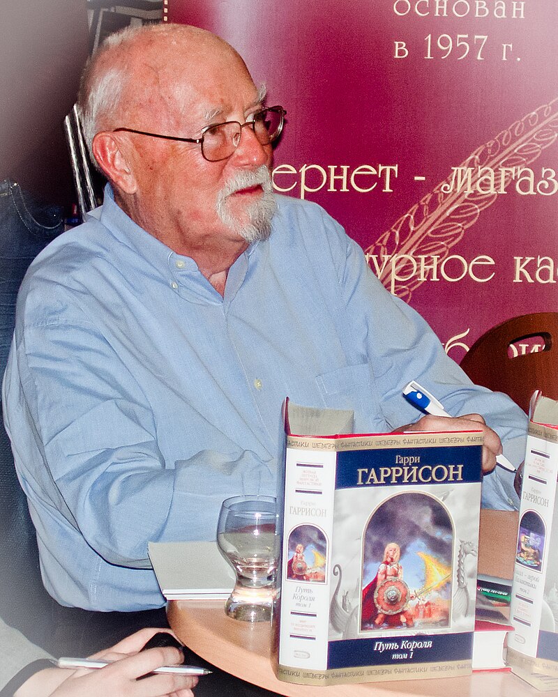 Science fiction author Harry Harrison, who was a Guest of Honour at Gaelcon 1 in 1989. (Here pictured at a sci-fi convention in 2008 in Moscow.) 